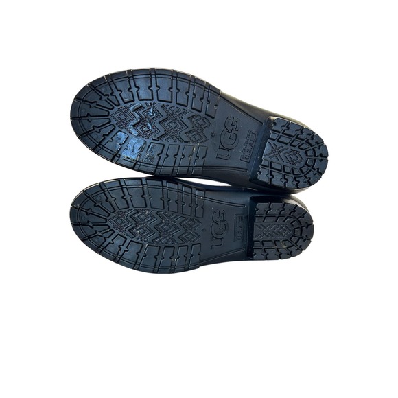 UGG Women's Shaye Rain Boot Waterproof Grey Glossy Finish - Picture 3 of 5